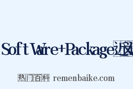 SoftWare+Package近义词是什么意思的图片